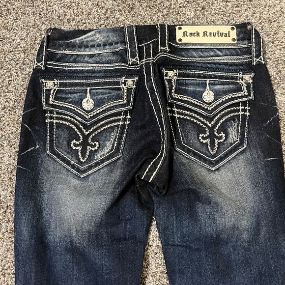 JUST IN! - Rock Revival Women's Jeans Size 26, Bootcut - Picture 4 of 16